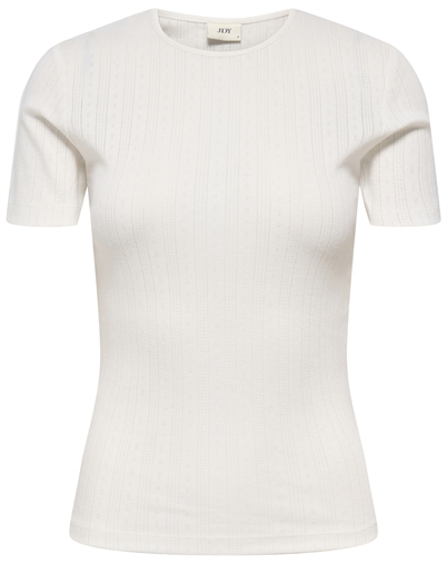 JDY - JDYSalsa Mia O-Neck Top - Cloud Dancer